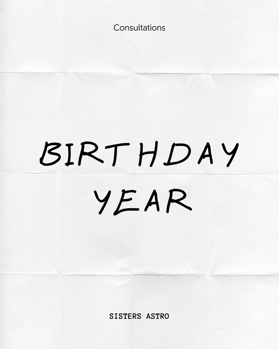 BIRTHDAY YEAR : Ton année astro ! 📞 1h