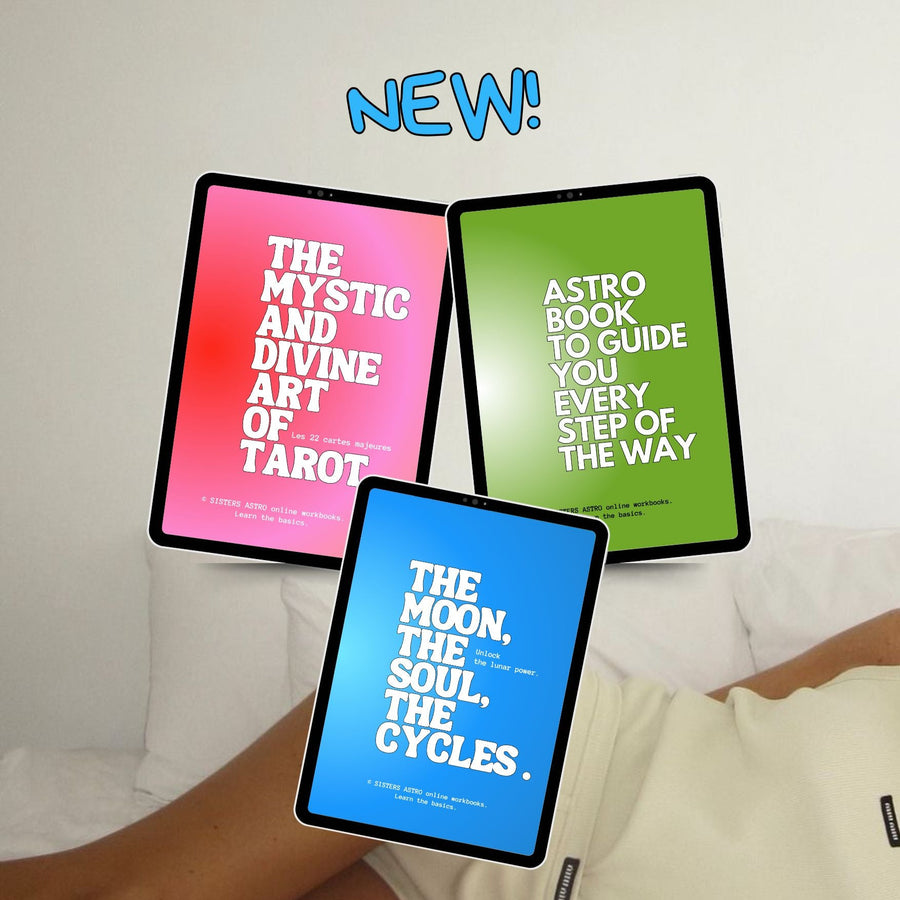 Pack 3 E-books ASTRO + TAROT + LUNE (En Français)