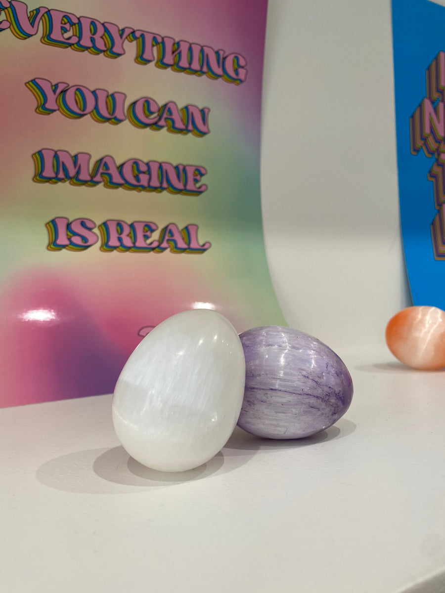Feminity Eggs mini : Selenite