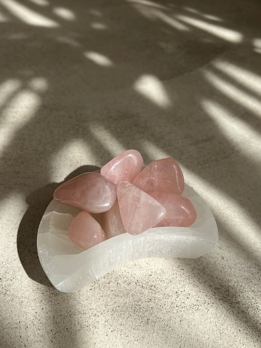 QUARTZ ROSE POLIE : AMOUR