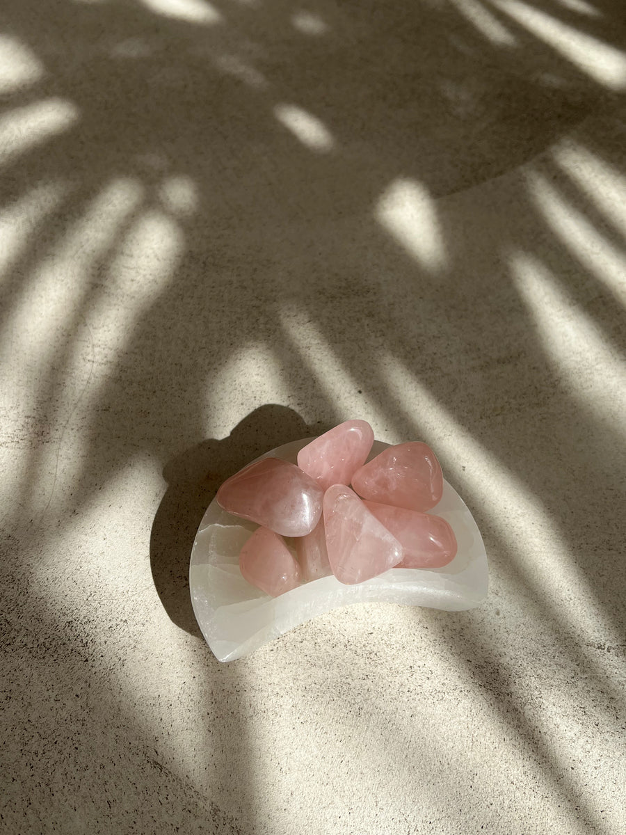 QUARTZ ROSE POLIE : AMOUR