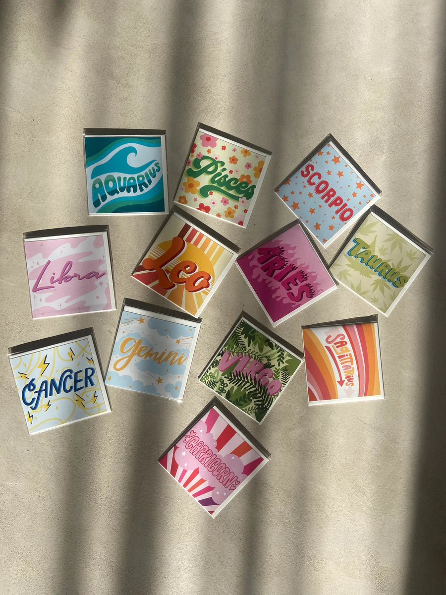 cartes cards postales astro zodiac signs méditation relaxation sisters astrologie wellness karma spirituality spiritualité astrology lifestyle crystals energy énergie