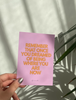 Carte de vœux Sisters Astro "Remember that once you dreamed of being where you are now."