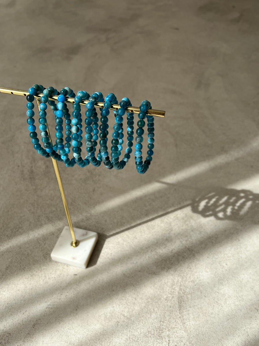 BRACELET BABY PERLES APATITE BLEUE : INSPIRATION